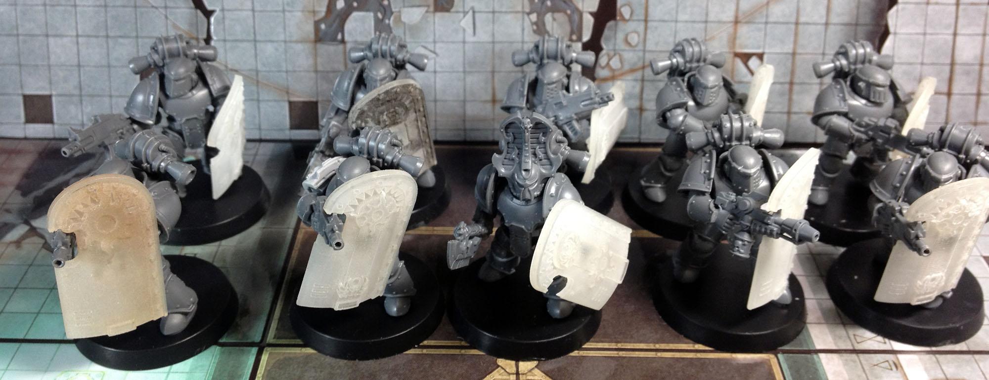 3d Print, Boarding Shield, Boarding Squad, Breacher Squad, Conversion